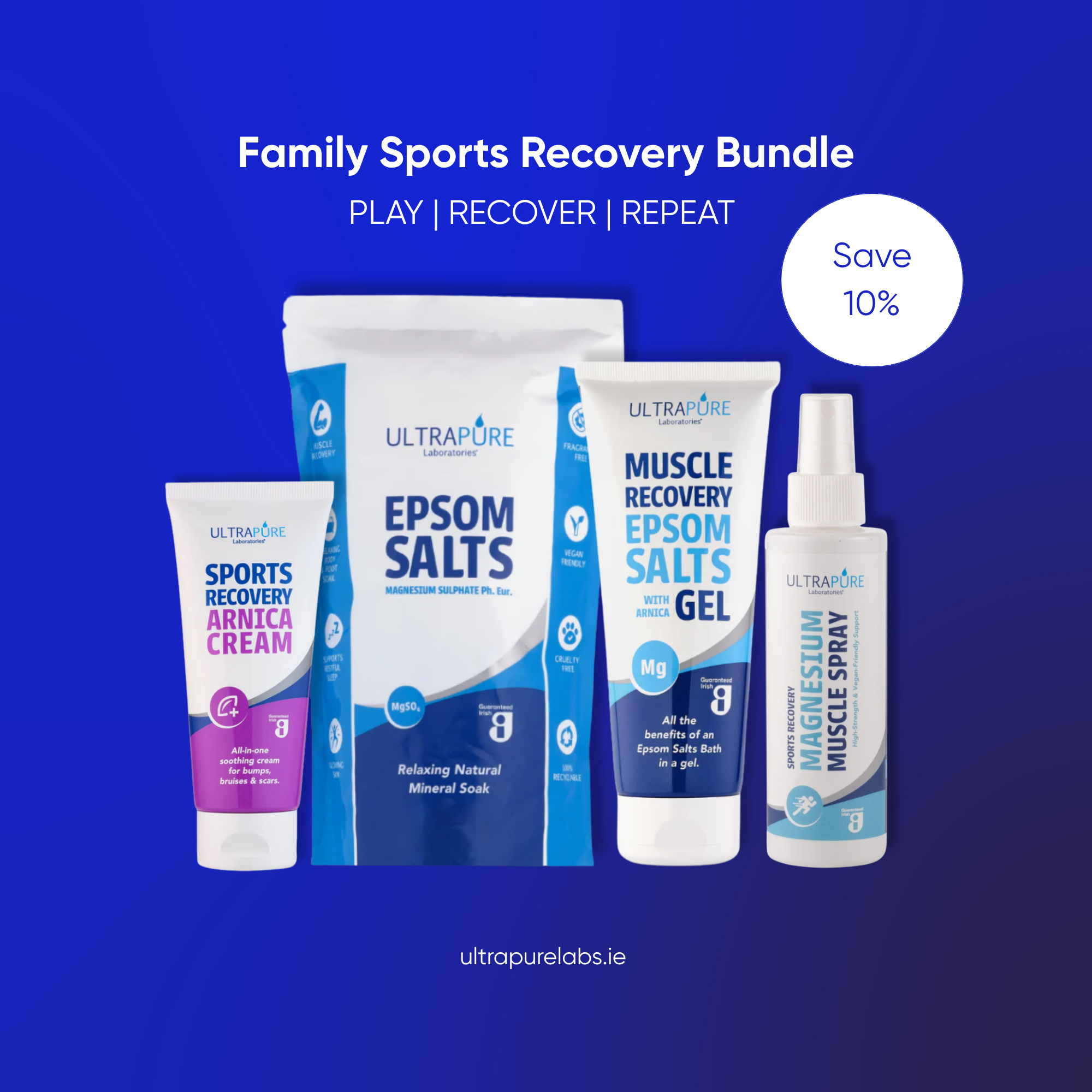 Summer Family Adventures Start with Ultrapure Family Sports Recovery Bundle ☀️
