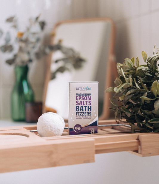 Epsom Salts Bath Fizzers with Lavender